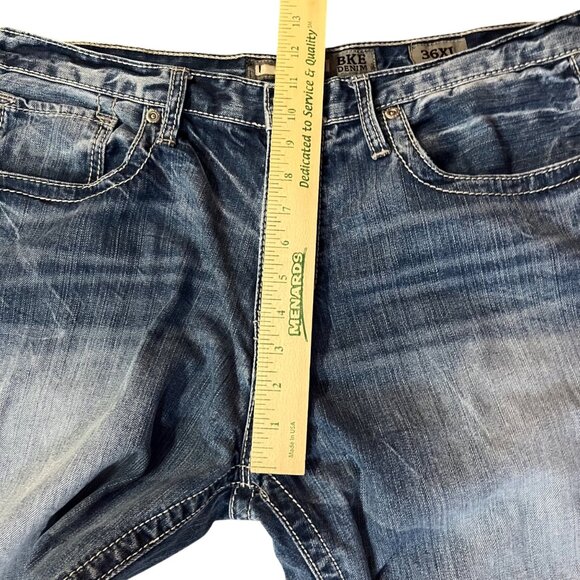 BKE Seth Jeans Mens 36XL Used Blue Denim Straight Leg Cotton - Picture 13 of 15